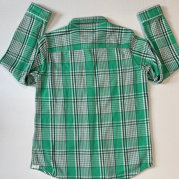 Outerknown Green Checkered Casual Shirt - Picture 9 of 9